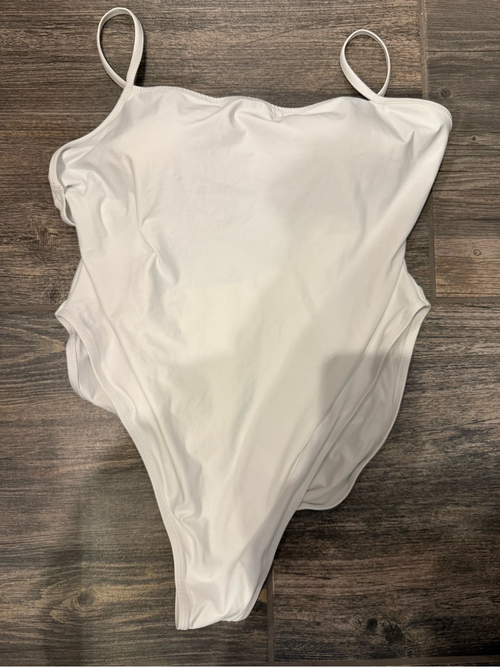 Skims Plus Size White One-Piece Swimsuit